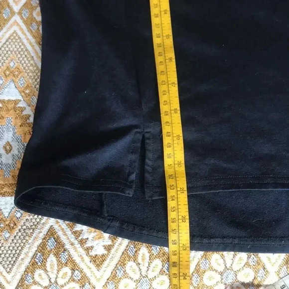 Black Funnel-Neck Sweatshirt with Lace Detail and Thumbholes Fabletics Size S - Picture 5 of 8